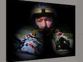Joey Dunlop Art print Thick Canvas