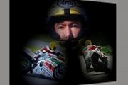 Joey Dunlop Art print Thick Canvas