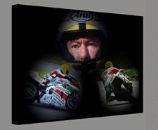 Joey Dunlop Art print Thick Canvas