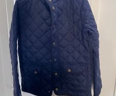 Benetton Navy Quilted Jacket
