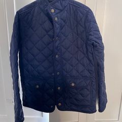 Benetton Navy Quilted Jacket