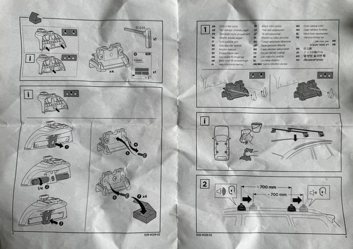 Thule rapid system kit 4029