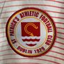 Umbro St Patrick's Athletic FC Training Top White Red Striped Image 2