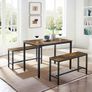 Dining table with two benches FREE DELIVERY Image 5