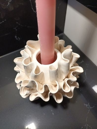 Taper candle  ceramic holder