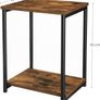 NEW SALE | Set of 2 Side Tables, 2-Tier Sofa Side Tables, Bedside Tables with Steel Frames, for Living Room, Bedroom, Home Office Image 5