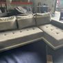 Grey corner sofa bed Couch Image 5