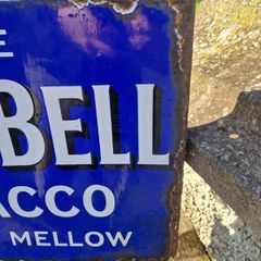 Enamel sign