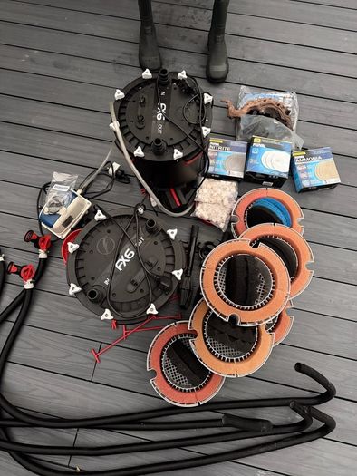 2x fluval fx6 air pump and accessories
