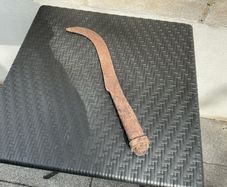 Vintage Rusty Slash Hook