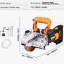 Electric Wall Chaser, Wall Groove Cutting Machine 133mm, Groove Cutting Machine Depth 42mm, Wall Slotting Machine 2500W, Wall Cutting Cutter Machine with Water Pump Image 3