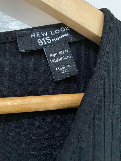New Look girls black jumpsuit aged 10 to 11