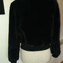 Pull and Bear black supersoft faux fur bomber jacket size s up to uk10 Image 6