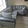 L shape couch and arm chair Image 3
