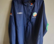 Ireland FAI Retro Football Jacket 02/03 World Cup Umbro LOI