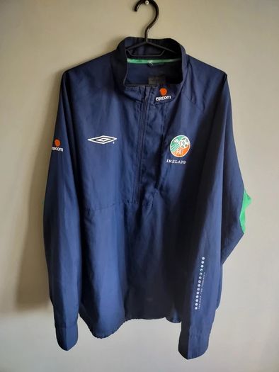 Ireland FAI Retro Football Jacket 02/03 World Cup Umbro LOI