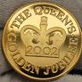 UK 2002 Limited Edition Proof 4 Coin Set Gold and Silver Plated Coin Set in Original Holder Image 10