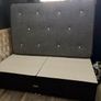 Double Bed, Mattress & Diamant Headboard For Sale Image 7