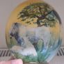 Big 5 South African Ostrich Egg Decorative Ornament Image 5