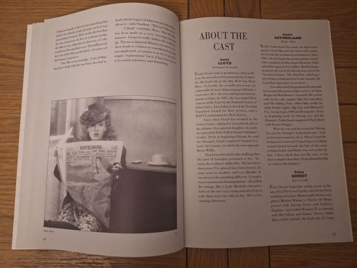 1990 Chicago Joe And The Showgirl Press Kit