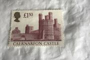 British stamp - Caernarfon Castle