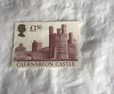 British stamp - Caernarfon Castle