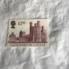 British stamp - Caernarfon Castle