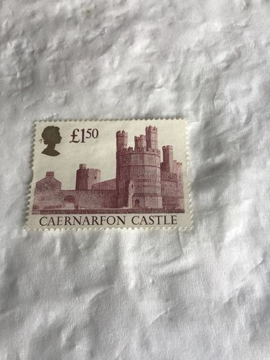 British stamp - Caernarfon Castle