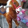 Rocking hors  and ride on car. Both for 10e Image 2