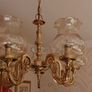 Heavy solid brass antique-style light Image 2