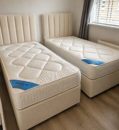 Cream Double beds