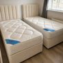 Cream Double beds Image 2