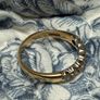 9ct gold diamond ring .33 carat weight size P free register post Image 5