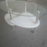 glass reception table Image 2