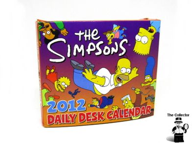 The Simpsons 2012 Daily Desk Calendar Matt Groening Harper Design 2012 Brand New In Box