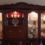 Mahogany Display Unit with Drinks Cabinet Image 7