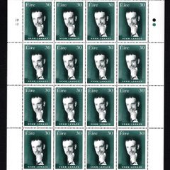 1999 Ireland Sean Lemass 1899-1971 Stamp Sheetlet Plate 1A1A Mint Never Hinged (MNH)