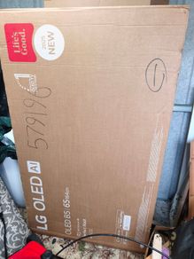 Original LG 65 Inch OLED TV Box  with Internal Packaging OLED65B5 Perfect for Moving