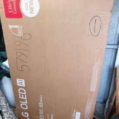 Original LG 65 Inch OLED TV Box  with Internal Packaging OLED65B5 Perfect for Moving