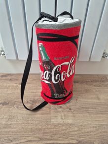 Retro coca cola beach towel