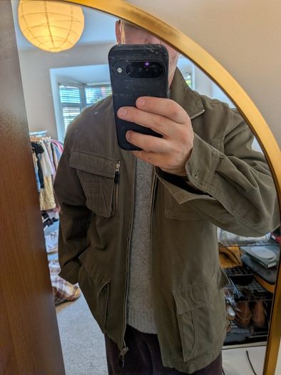 Schott NYC Military Gear Field Jacket - Khaki / Olive - Size L