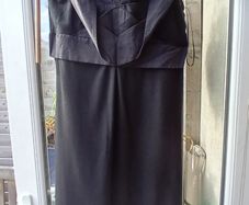 Origami Feature Black Dress