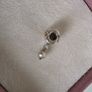 Pandora dangle pearl and 14k gold grapevine charm in great condition Image 3