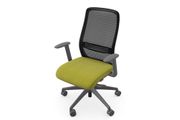 NV High Back Swivel Mesh Chair Grey Frame with adjustable arms