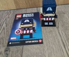 RETIRED LEGO BrickHeadz Captain America 41589