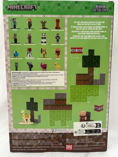Jada Minecraft Nano Metalfigs Series 14 Die Cast Figures 18-pack - Boxed.