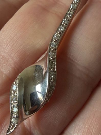 silver necklace