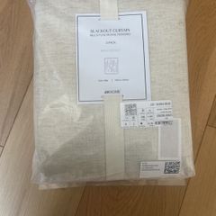 H&M beige curtains
