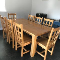 Oak Kitchen Table and Chairs