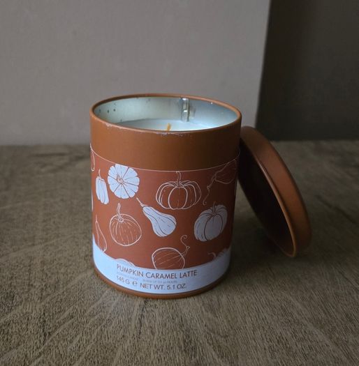 Pumpkin spice latte candle in a jar - Primark